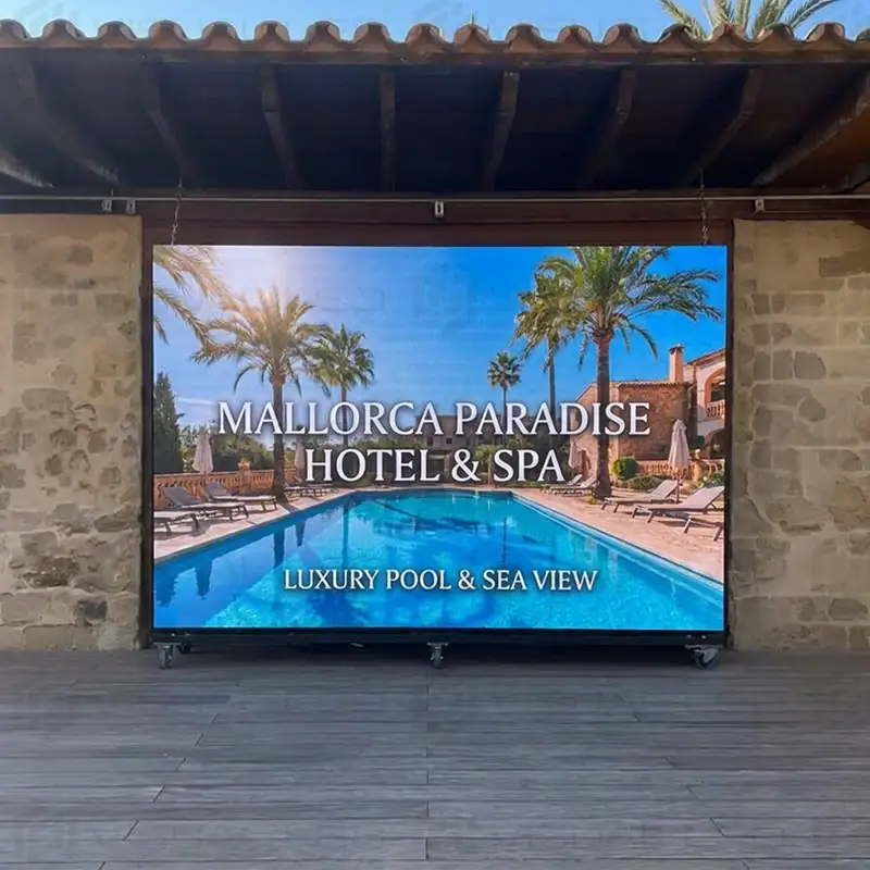 LED-Bildschirm-Installationen 5 mallorca 3x2 p4