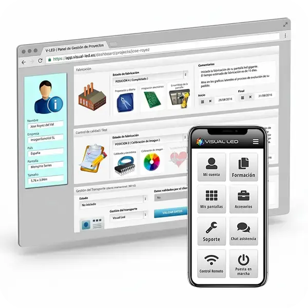 carrusel imagen pantalla led 3000 x 2000 mm