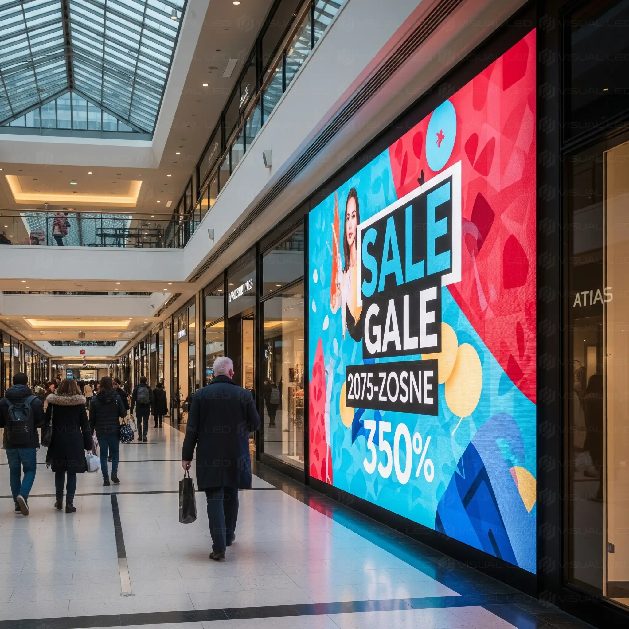 Pantallas LED para centros comerciales