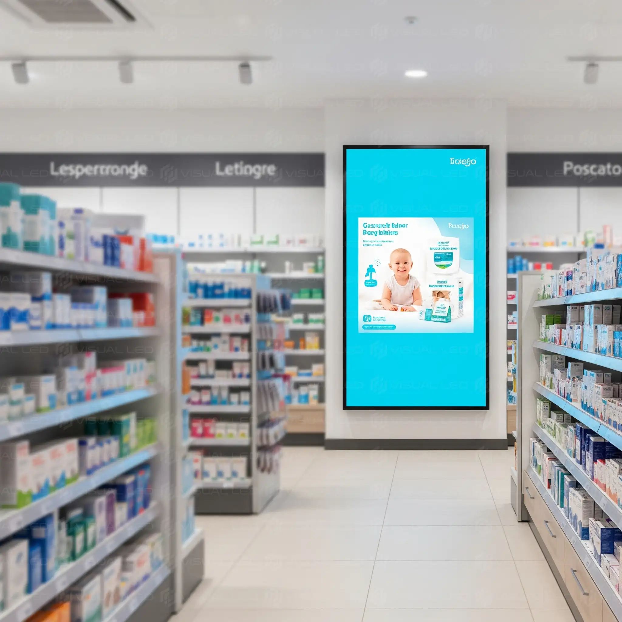 ÉCRANS LED POUR PHARMACIES 14 ÉCRANS LED POUR PHARMACIES