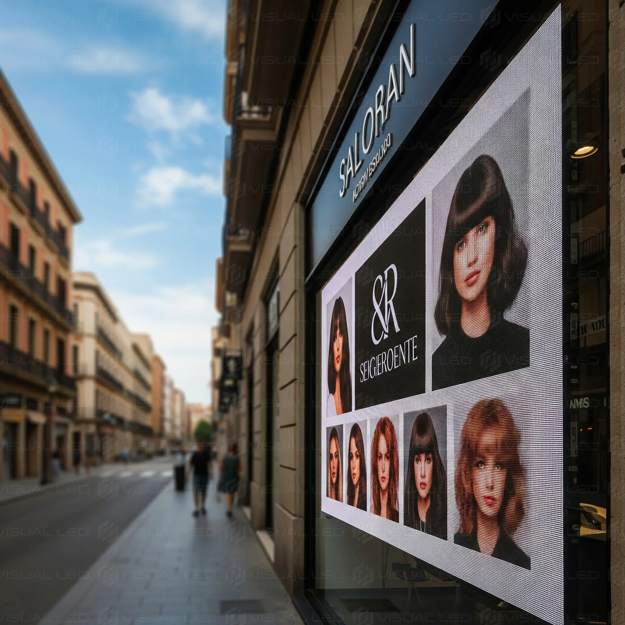 LED screens for hairdressers and beauty salons 11 LED screens for hairdressers