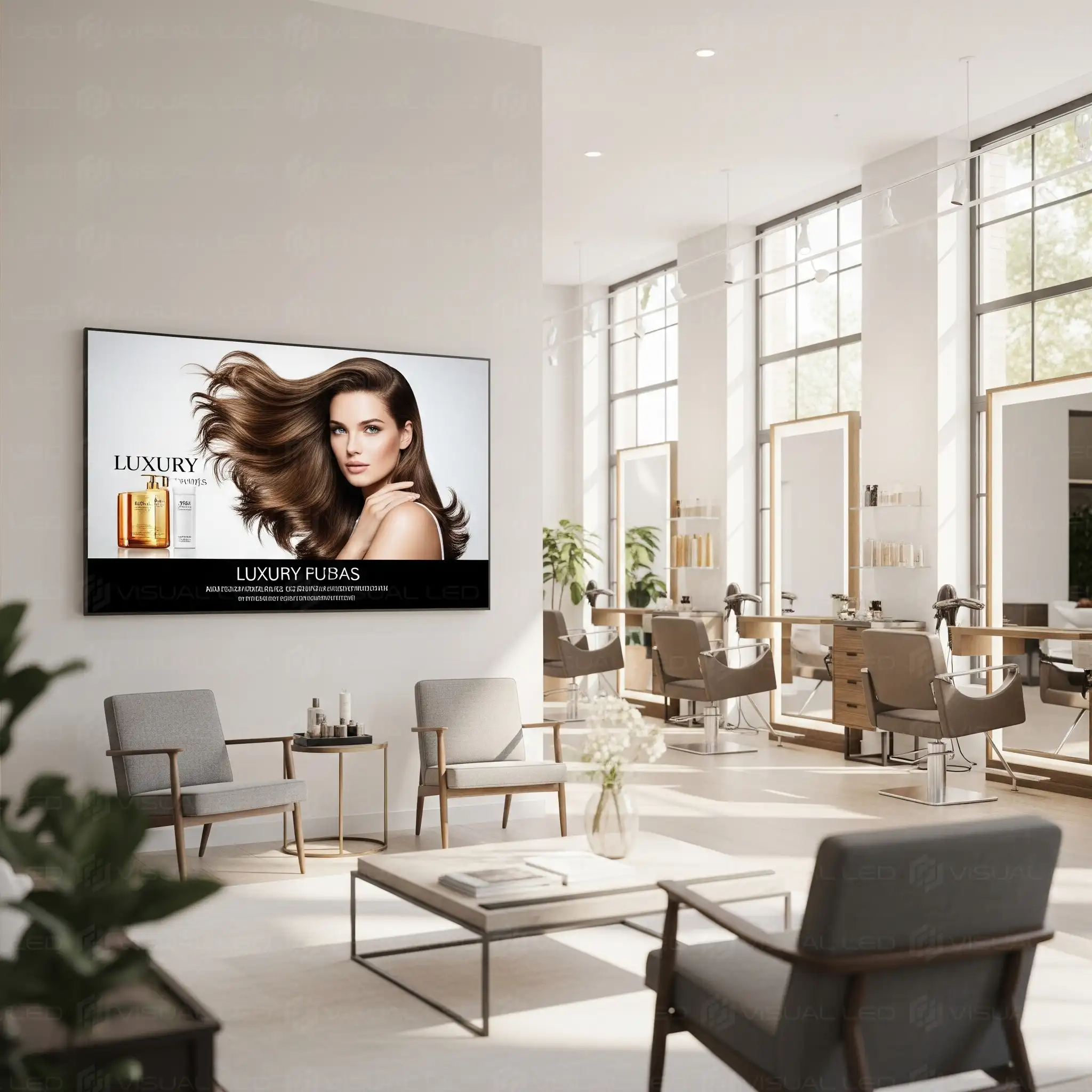 LED screens for hairdressers and beauty salons 13 LED screens for hairdressers