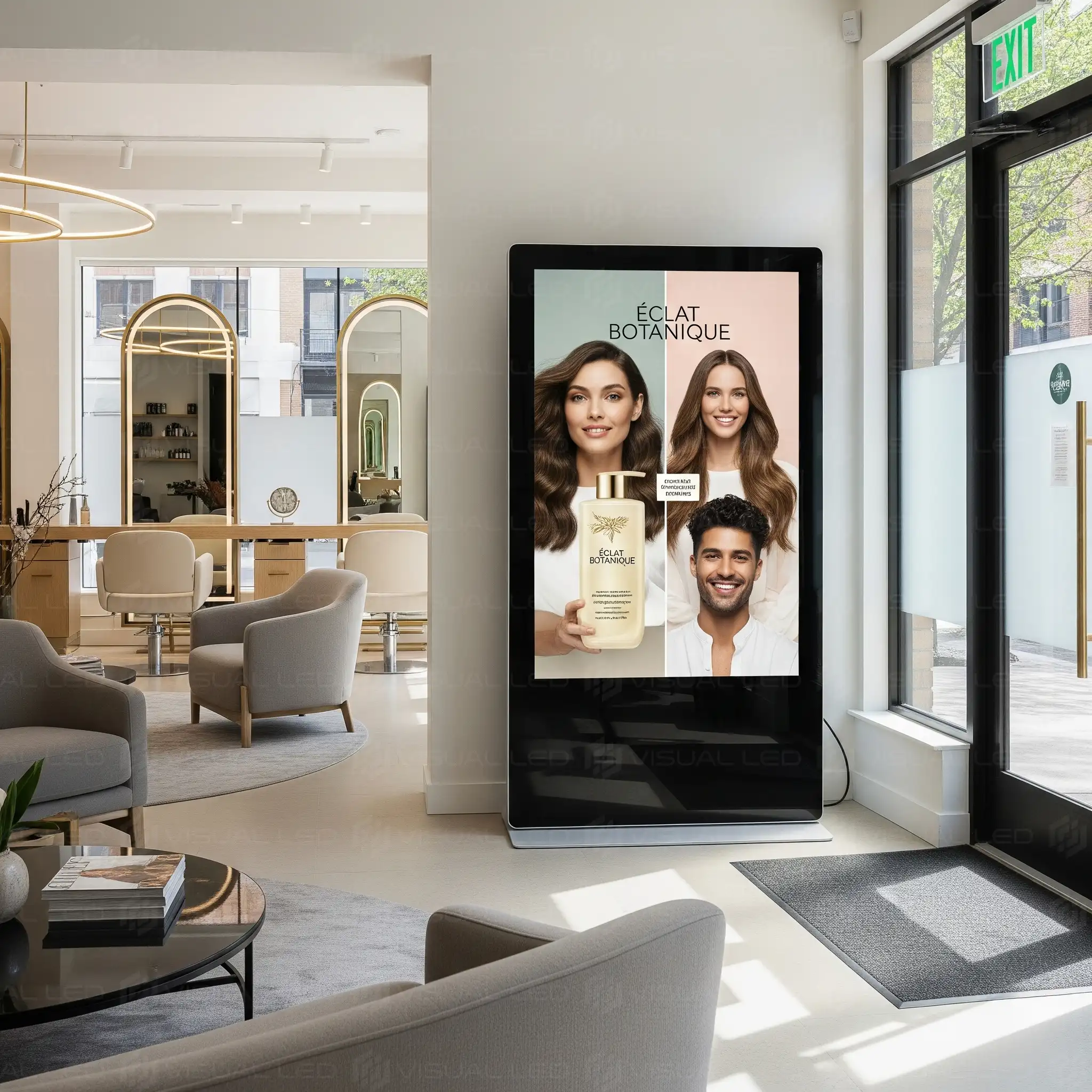 LED screens for hairdressers and beauty salons 14 LED screens for hairdressers