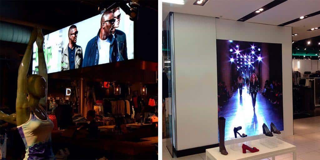 pantallas led para interior de tiendas