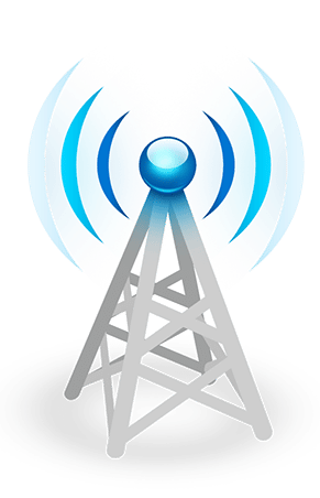 network antenna icon psd