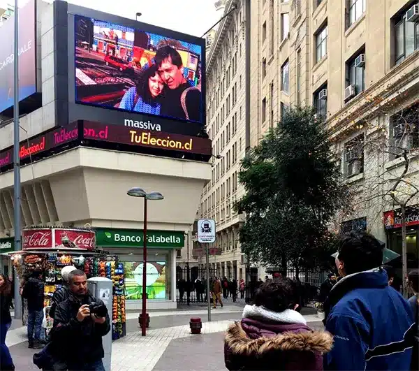 pantallas led en Santiago de Chile
