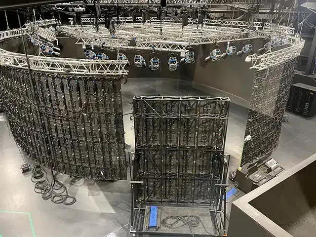 Telas LED para estúdio virtual e produção audiovisual 19 set rodaje 360 mini