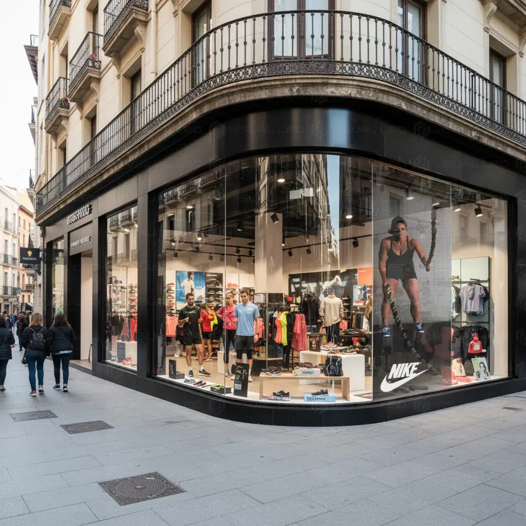 Transparente LED-Bildschirme 12 pantalla transparente