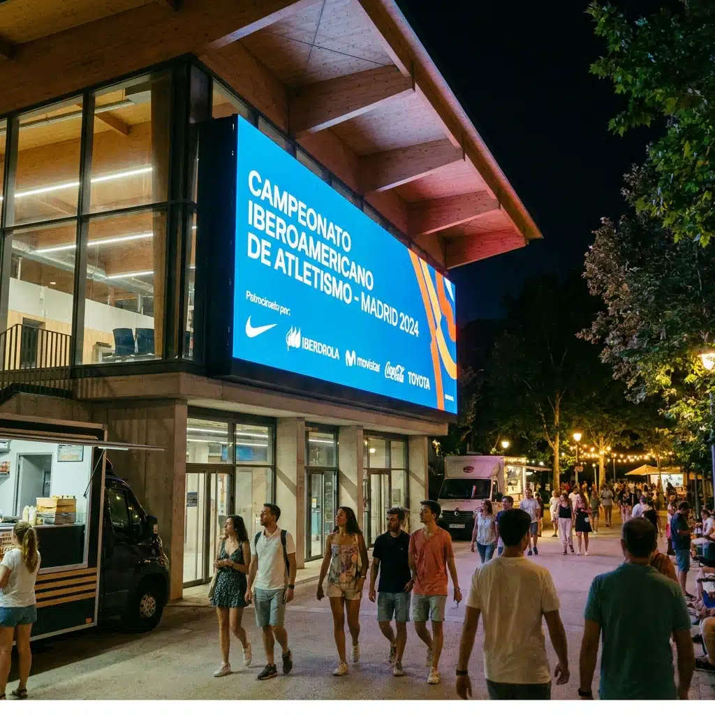 pantalla led de exterior en fachada